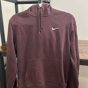 Nike Men's Burgundy Hoodie